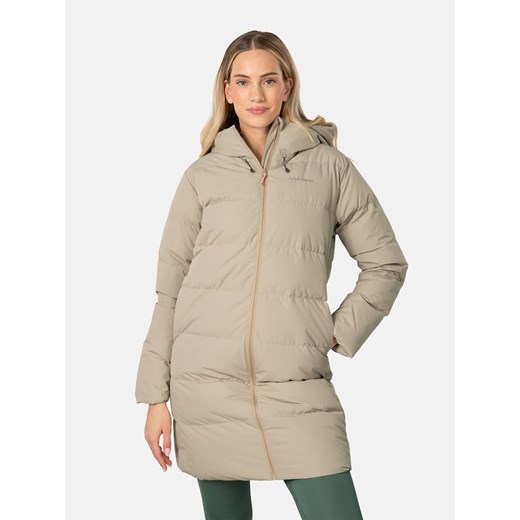 KARI TRAA Płaszcz puchowy &quot;Julia&quot; w kolorze szarobrązowym ze sklepu Limango Polska w kategorii Kurtki damskie - zdjęcie 187336492
