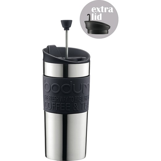 bodum Kawiarka 2w1 &quot;Travel Press&quot; w kolorze czarnym - 350 ml ze sklepu Limango Polska w kategorii Dzbanki i zaparzacze - zdjęcie 187336570