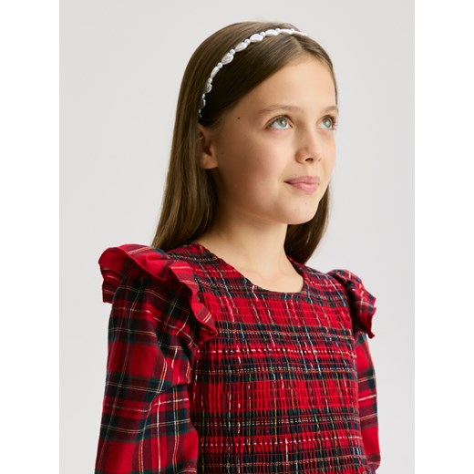 Reserved - Zestaw opaska i spinki - bordowy ze sklepu Reserved w kategorii Ozdoby do włosów dziewczęce - zdjęcie 187337211