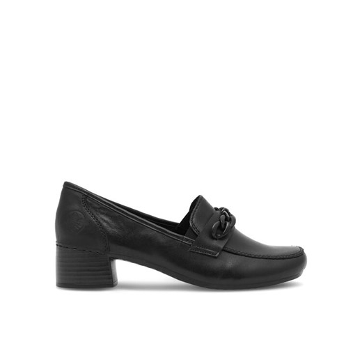Loafersy Rieker 41660-00 Czarny ze sklepu eobuwie.pl w kategorii Półbuty damskie - zdjęcie 187337430