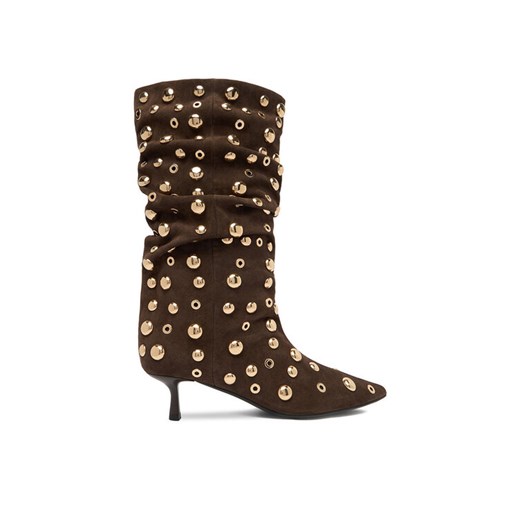 Eva Minge Botki EO-TESS-2117-05 Brązowy ze sklepu MODIVO w kategorii Botki - zdjęcie 187337644