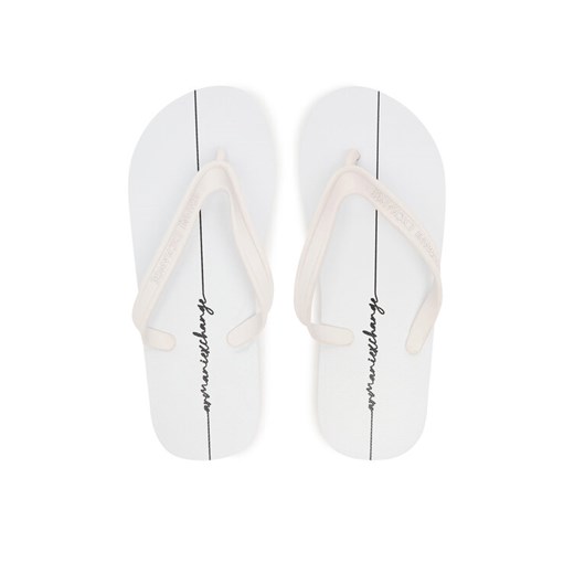 Armani Exchange Japonki XDQ010 XV700 K681 Biały ze sklepu MODIVO w kategorii Klapki damskie - zdjęcie 187337662