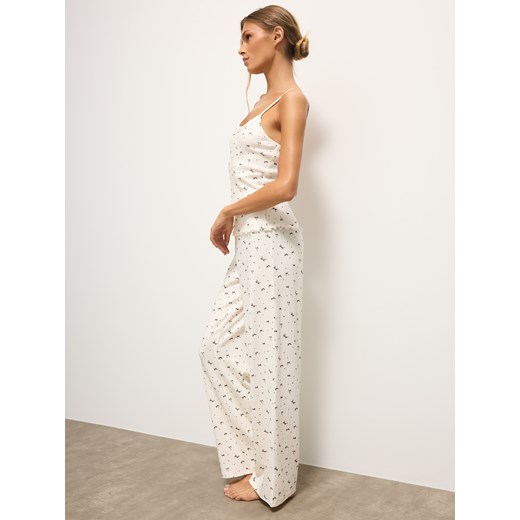 Mohito - Spodnie od piżamy - kremowy Mohito XS Mohito