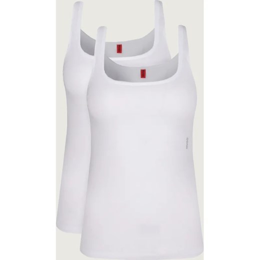 Hugo Bodywear Tank top 2-pack TWIN VEST | Slim Fit ze sklepu Gomez Fashion Store w kategorii Bluzki damskie - zdjęcie 187339514