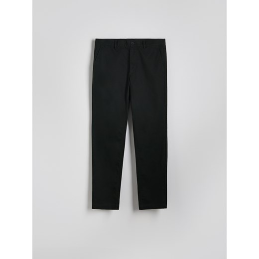 Reserved - Bawełniane spodnie chino slim - zielony Reserved S okazja Reserved