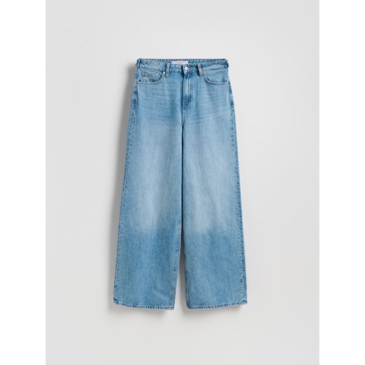 Reserved - Jeansy baggy fit - niebieski ze sklepu Reserved w kategorii Jeansy damskie - zdjęcie 187340054