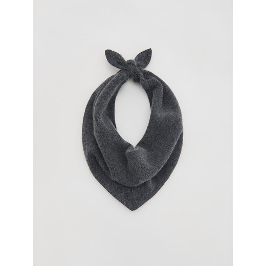 Reserved - Szal z wełną i kaszmirem - ciemnoszary ze sklepu Reserved w kategorii Szaliki i chusty damskie - zdjęcie 187340062