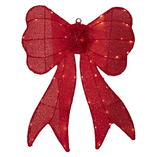 STAR Trading Dekoracyjna zawieszka LED &quot;Arco&quot; w kolorze czerwonym - 56 x 43 cm ze sklepu Limango Polska w kategorii Dekoracje - zdjęcie 187340344