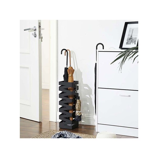 Songmics Stojak w kolorze czarnym na parasole - 15,5 x 49 x 15,5 cm Songmics onesize okazja Limango Polska