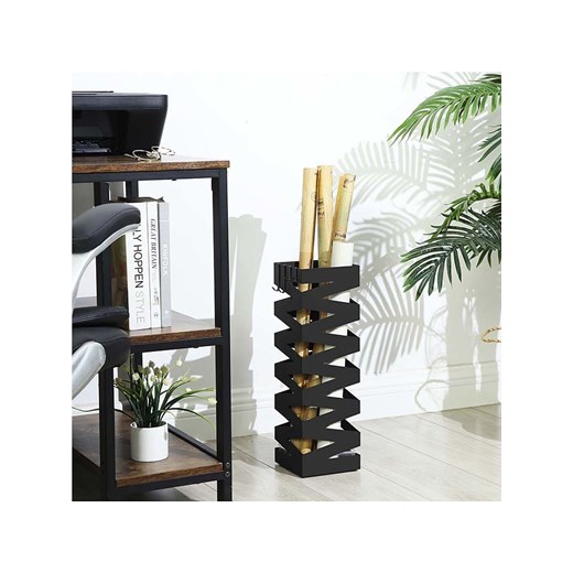 Songmics Stojak w kolorze czarnym na parasole - 15,5 x 49 x 15,5 cm Songmics onesize okazja Limango Polska