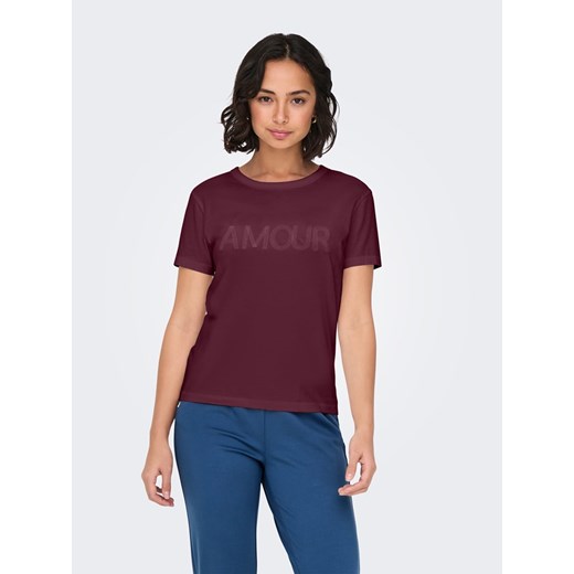 JDY Koszulka w kolorze czerwonym ze sklepu Limango Polska w kategorii Bluzki damskie - zdjęcie 187340411