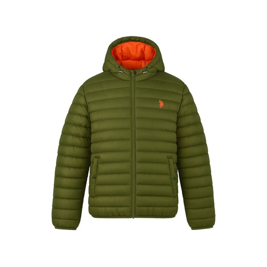 U.S. Polo Assn. Kurtka pikowana w kolorze oliwkowym ze sklepu Limango Polska w kategorii Kurtki męskie - zdjęcie 187340643