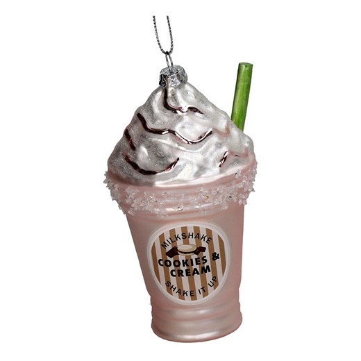 Kersten Ozdoba choinkowa &quot;Milkshake&quot; w kolorze jasnoróżowym - wys. 13 cm ze sklepu Limango Polska w kategorii Dekoracje bożonarodzeniowe - zdjęcie 187340692