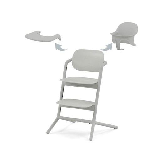 Cybex Krzesełko 3w1 &quot;Lemo&quot; w kolorze szarym do karmienia ze sklepu Limango Polska w kategorii Fotele dziecięce - zdjęcie 187340823