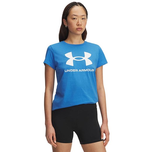 Under Armour Koszulka sportowa w kolorze niebieskim ze sklepu Limango Polska w kategorii Bluzki damskie - zdjęcie 187341520