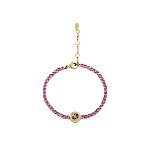 Bransoletka Guess JUBB05 142JW Złoty ze sklepu eobuwie.pl w kategorii Bransoletki - zdjęcie 187341762