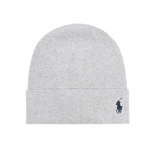 Czapka Polo Ralph Lauren 449959339003 Szary ze sklepu eobuwie.pl w kategorii Czapki zimowe męskie - zdjęcie 187341763