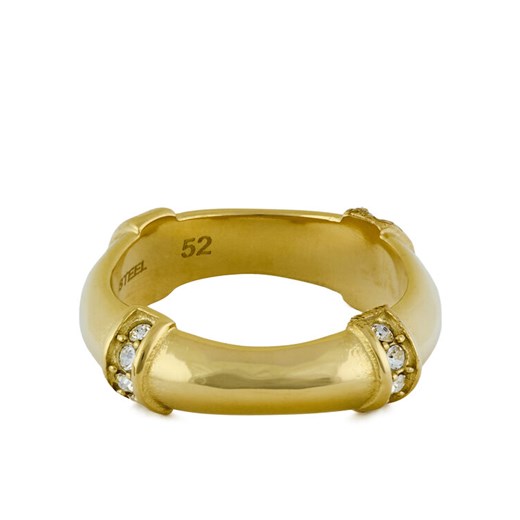 Pierścionek Guess JUBR051 65JW Złoty ze sklepu eobuwie.pl w kategorii Pierścionki - zdjęcie 187341774