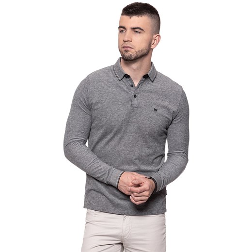 WRANGLER POLO LS POLO REAL BLACK W7A87K5W5 112131306 ze sklepu YouNeedit.pl w kategorii T-shirty męskie - zdjęcie 187342150