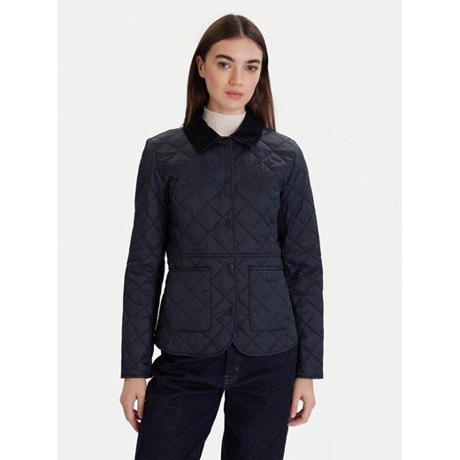 Barbour Kurtka przejściowa Deveron Quilted LQU1012NY71 Granatowy Regular Fit ze sklepu MODIVO w kategorii Kurtki damskie - zdjęcie 187343344