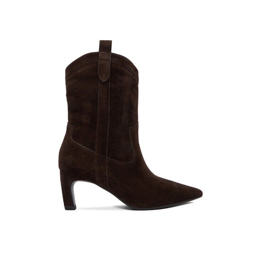 GINO ROSSI Botki EO-ZARA-LT2546 Brązowy ze sklepu MODIVO w kategorii Botki - zdjęcie 187343364