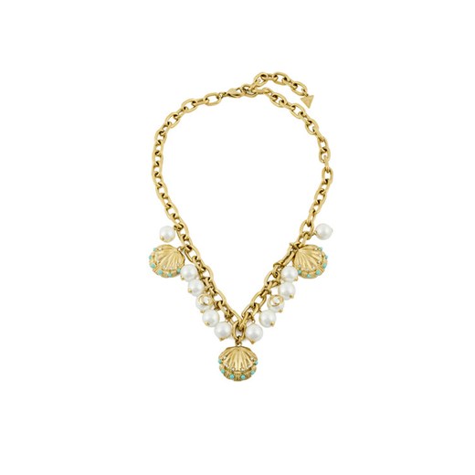 Guess Naszyjnik JUBN05 122JW Złoty ze sklepu MODIVO w kategorii Naszyjniki - zdjęcie 187343380