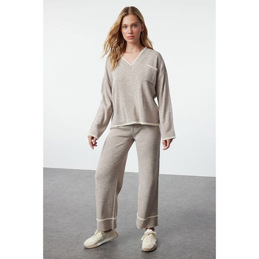 trendyol 2-częściowy zestaw w kolorze beżowym Trendyol L wyprzedaż Limango Polska