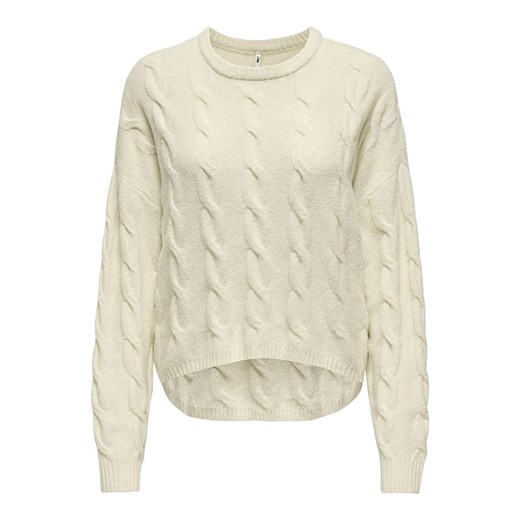 ONLY Sweter w kolorze beżowym ze sklepu Limango Polska w kategorii Swetry damskie - zdjęcie 187344073