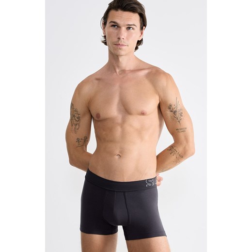 Sloggi bawełniane bokserki męskie Trunks 10215472-3828, Kolor grafitowy, Rozmiar M, Sloggi ze sklepu Intymna w kategorii Majtki męskie - zdjęcie 187344612