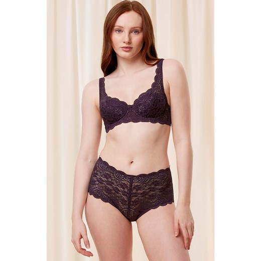 Triumph figi z wysokim stanem Amourette 300 Maxi X 10166772, Kolor bakłażan, Rozmiar 36, Triumph ze sklepu Intymna w kategorii Majtki damskie - zdjęcie 187344761