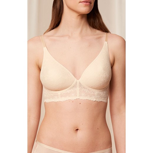 Triumph biustonosz usztywniany kremowy Bright Spotlight 10216463, Kolor kremowy, Rozmiar 80B, Triumph ze sklepu Intymna w kategorii Biustonosze - zdjęcie 187344881