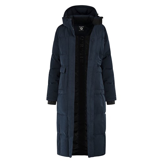 TRAVELIN&apos; Płaszcz pikowany &quot;Franska&quot; w kolorze granatowym Travelin' S okazyjna cena Limango Polska