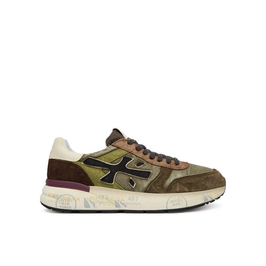 Sneakersy Premiata Mick Var 7717 Zielony ze sklepu eobuwie.pl w kategorii Buty sportowe męskie - zdjęcie 187345881