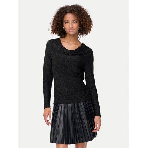 ONLY Bluzka Rich 15360265 Czarny Regular Fit ze sklepu MODIVO w kategorii Bluzki damskie - zdjęcie 187346133