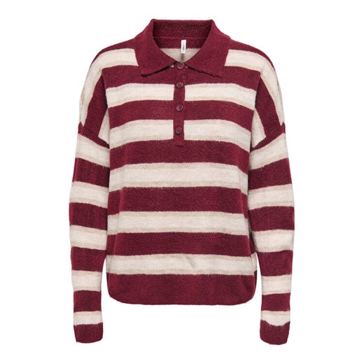 ONLY Sweter Talio 15358606 Bordowy Regular Fit ze sklepu MODIVO w kategorii Swetry damskie - zdjęcie 187346134