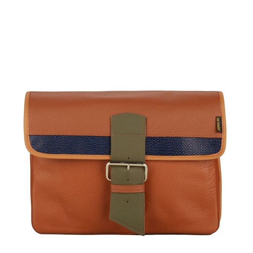 brązowa torebka damska skórzana  listonoszka na ramię Student ze sklepu Słoń Torbalski w kategorii Listonoszki - zdjęcie 187346392