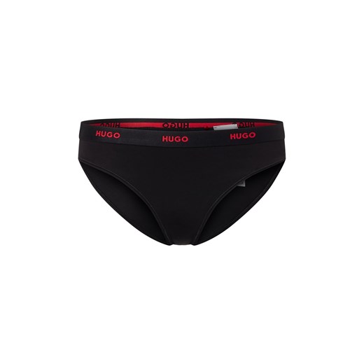 HUGO Majtki - HUGO ID Kobiety Bawełna czarny jednolity ze sklepu vangraaf w kategorii Majtki damskie - zdjęcie 187346410