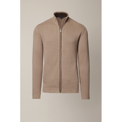 Sweter Beżowy Bawełniany Algar ze sklepu Lancerto S.A. w kategorii Swetry męskie - zdjęcie 187346564