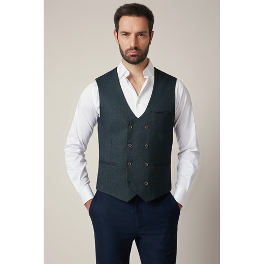 Kamizelka Zielona Asolo ze sklepu Lancerto S.A. w kategorii Kamizelki męskie - zdjęcie 187346574