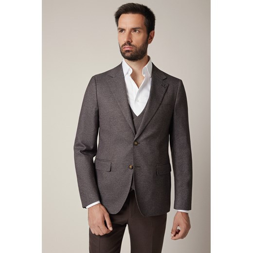 Marynarka Brązowa Calascio ze sklepu Lancerto S.A. w kategorii Marynarki męskie - zdjęcie 187346591