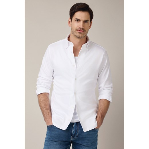 Koszula Biała Bawełniana Regular Caterina ze sklepu Lancerto S.A. w kategorii Koszule męskie - zdjęcie 187346592