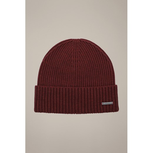 Czapka Bordowa Jostein ze sklepu Lancerto S.A. w kategorii Dodatki męskie - zdjęcie 187346601