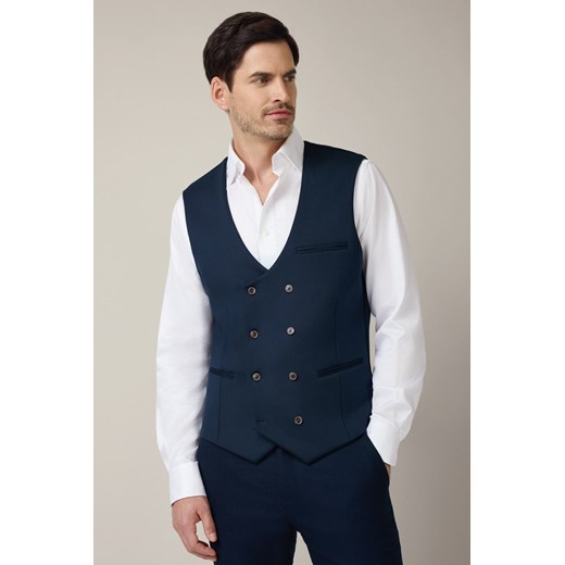 Kamizelka Granatowa Dozza ze sklepu Lancerto S.A. w kategorii Kamizelki męskie - zdjęcie 187346614