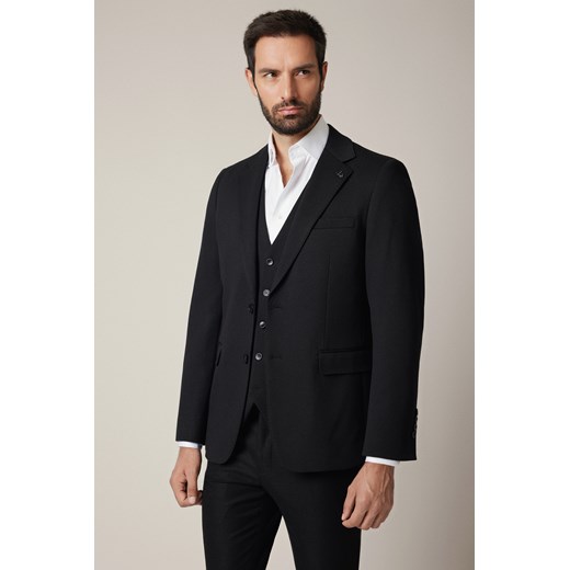 Marynarka Czarna Fobello ze sklepu Lancerto S.A. w kategorii Marynarki męskie - zdjęcie 187346623