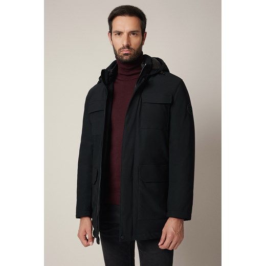 Kurtka Czarna Horgen ze sklepu Lancerto S.A. w kategorii Kurtki męskie - zdjęcie 187346634