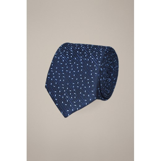 Krawat Granatowy Wzór Geometryczny ze sklepu Lancerto S.A. w kategorii Krawaty - zdjęcie 187346650