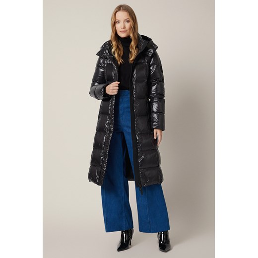 Kurtka Puchowa Czarna Melby ze sklepu Lancerto S.A. w kategorii Kurtki i płaszcze damskie - zdjęcie 187346700