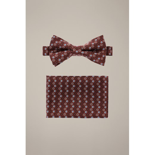 Mucha Brązowa Plus Poszetka we Wzór ze sklepu Lancerto S.A. w kategorii Muchy - zdjęcie 187346704