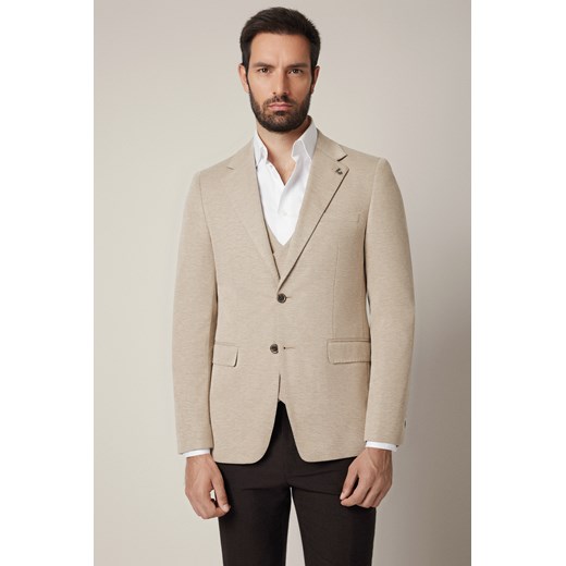 Marynarka Beżowa Offida ze sklepu Lancerto S.A. w kategorii Marynarki męskie - zdjęcie 187346711