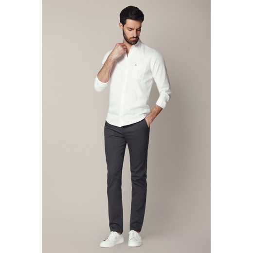 Spodnie Szare Chino z Bawełną Maroko ze sklepu Lancerto S.A. w kategorii Spodnie męskie - zdjęcie 187346753